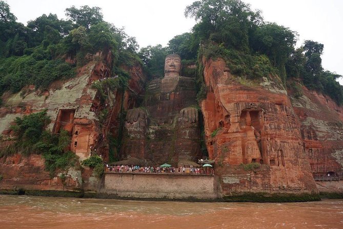 1-Day Chengdu Panda Base and Leshan Giant Buddha GROUP Tour - Morning in Chengdu: pickup, Tianfu Square, and getting oriented