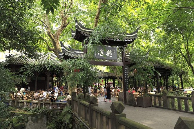 1-Day Panda Breeding Center plus Chengdu City Tour - Renmin Park jasmine tea and the local rhythm you can feel
