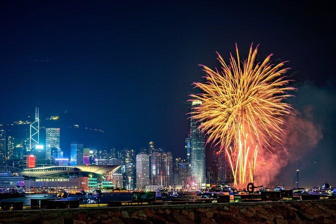 2025 Chinese New Year Fireworks Open Bar Yacht Dinner Cruise HK - Stop 3 back at Kiki Wan: leaving midnight traffic behind