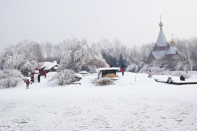 4-Day Harbin City Private Tour with Ice and Snow Festival with Lunch - Day 1 in Harbin: Saint Sophia, Zhongyang Street, river ropeway, and ice lanterns