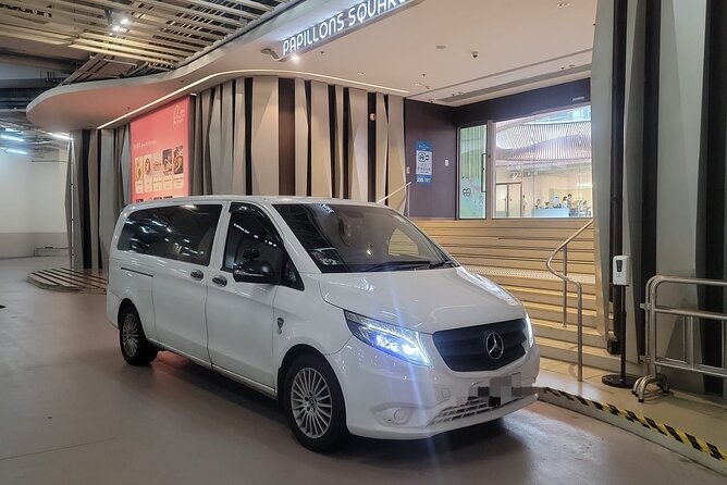 A Private City Tour of Hong Kong with Mercedes-Benz - Central at ground level: SoHo Street, Mid-Levels escalators, and Man Mo Temple