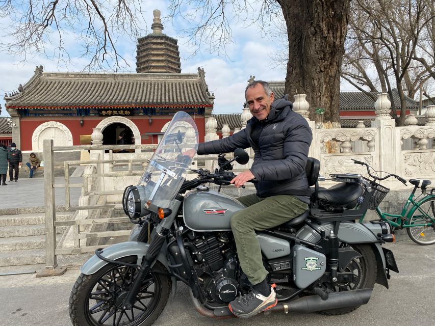 Beijing: 4 hours Discover City by Sidecar - Yongdingmen plus White Pagoda: the break that turns into a mini snack tour