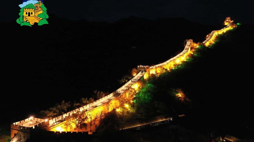 Beijing:Badaling Night Great Wall Ticket, Tour & Show - The Exact Wall Area You Walk, North and South Fourth Towers