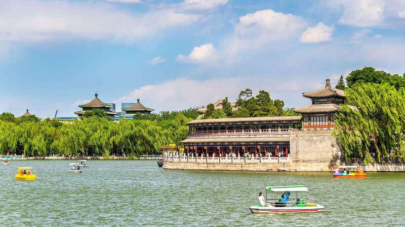 Beijing: Beihai Park Entry Ticket & English PDF Guidebook - Traditional Pavilions and Scenic Pathways: Where You’ll Actually Enjoy Yourself