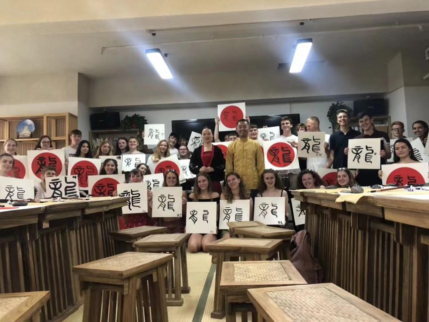 Beijing Calligraphy Class - The lesson flow, from brush basics to a meaningful final piece