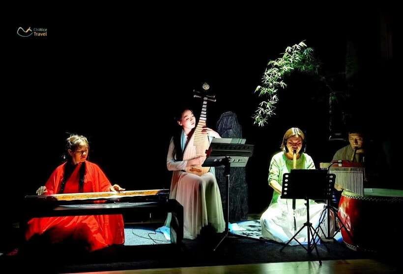 Beijing Hands-On Culture Tour: Tea, Instrument, Calligraphy - A 3-hour shortcut to tea, Guqin, and calligraphy in Beijing