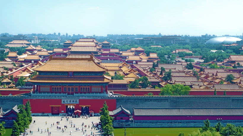 Beijing: Jingshan Park Entry Ticket- Views of Forbidden City - The viewpoint payoff: Forbidden City rooftops and Beihai Park in one sweep