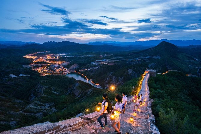 Beijing Mutianyu Great Wall Tour with Night View of Simatai and Gubei Water Town - Simatai after dark: the original feel, and the climbing reality