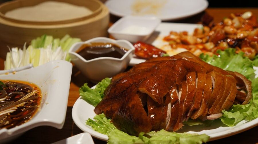Beijing Night Tour with Acrobatics Show & PekingDuck Dinner - Peking Duck Dinner: Crispy Skin, Sliced in Front of You