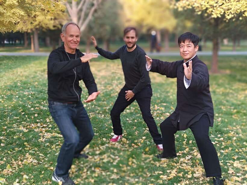 Beijing Private Tai Chi Class - Standing meditation and push hands, gentle but real practice