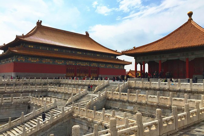 Beijing's Forbidden City with Special Viewing of Treasure Gallery and the Great Wall Ruins at Badaling - Jingshan Park: the quick skyline payoff above the palace grounds