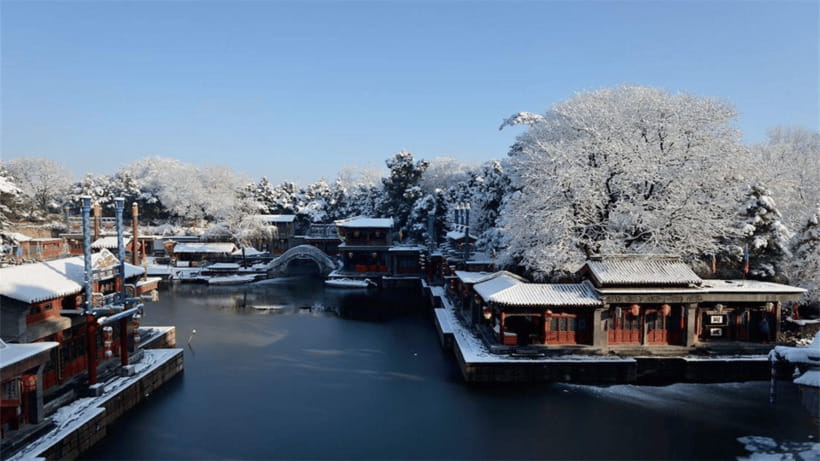 Beijing: Summer Palace Entrance(combo/tour opt) - Suzhou Street and the Jiangnan market feel inside an imperial setting