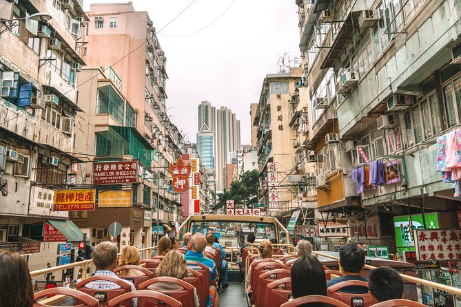 Big Bus Hong Kong Open Top Hop-On Hop-Off Sightseeing Tour - Hong Kong Island Red Route: Mid-Levels, Temples, Tai Kwun, and the Peak Tram