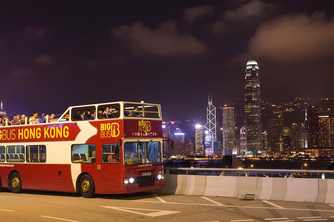 Big Bus Hong Kong Panoramic Night Tour by Open-Top Bus - Open-Top Double-Decker Riding: Great Views, Real Night Air