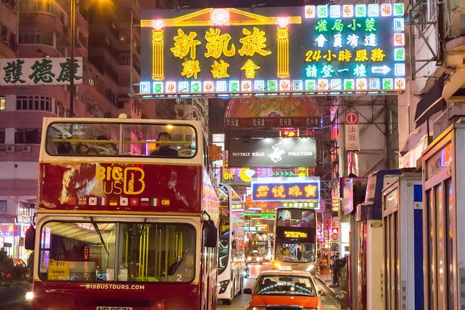 Big Bus Hong Kong Panoramic Night Tour by Open-Top Bus - Listening Along: Audio Commentary in 9 Languages That Keeps You Oriented