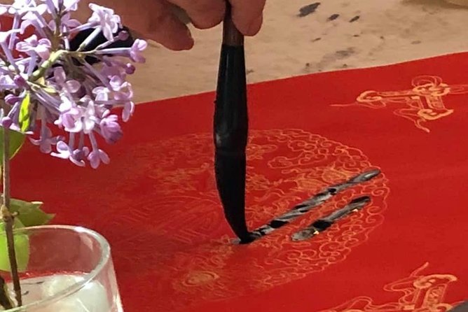 Chinese Calligraphy Class for Small Group - Meeting at Hilton Wangfujing, Then Straight Into the Hutong Mood