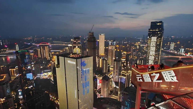 Chongqing: 520m-high Eye Skyview Deck Ticket for Adult - The Ticket Voucher Reality Check (QR Codes Can Trip You Up)