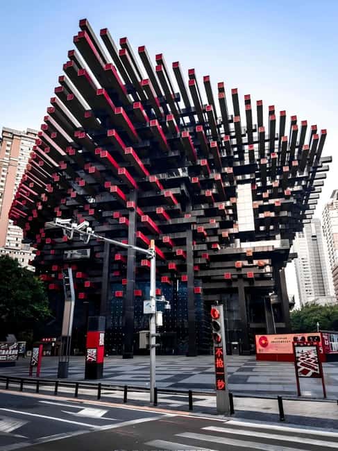 Chongqing deep explore 10 sights & typical lunch and dinner - Liziba Station and the Embassy ruins: famous views with local meaning