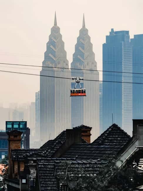 Chongqing deep explore 10 sights & typical lunch and dinner - Jialing River Cable Car: safe fun, with one honest caveat