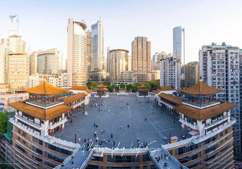Chongqing Private City Tour: Must-Sees All-in-One - Sunset-to-night: Beibin Road, Qiansimen Bridge, and river glow