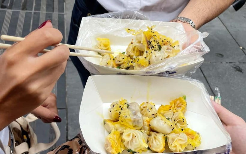 Chongqing: Private Food Tour and Magical Night Views - Pan-fried mini buns: crisp outside, juicy inside