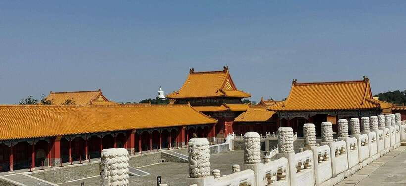 Forbidden City Of Beijing Tickets Booking And Other Option - What you see on the first entrance: palace views along the central axis