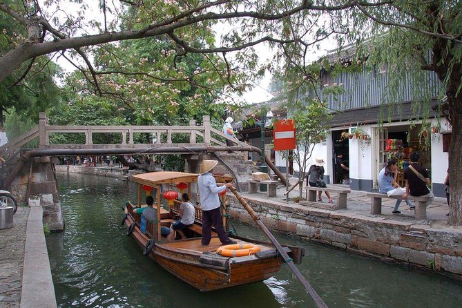 From Shanghai: Zhujiajiao Water Town Private Tour with Boat Ride - The canal boat ride through Zhujiajiao’s water lanes