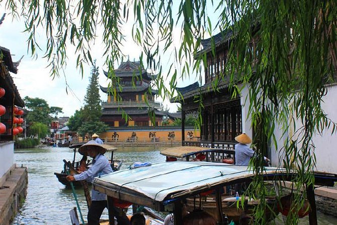 From Shanghai: Zhujiajiao Water Town Private Tour with Boat Ride - Getting there in an air-conditioned van from Shanghai