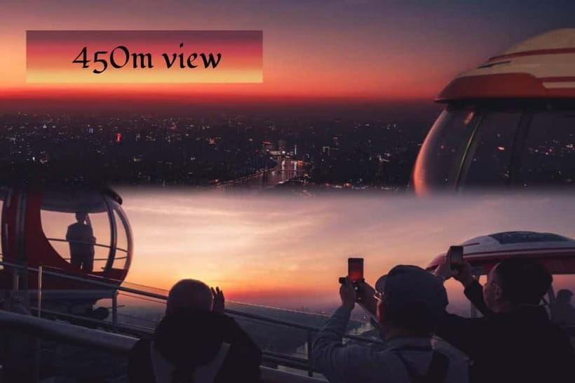 Guangzhou：Canton Tower skyview Ticket 433m/450m/488m - The glass skywalk experience at 428m and 433m, what it feels like