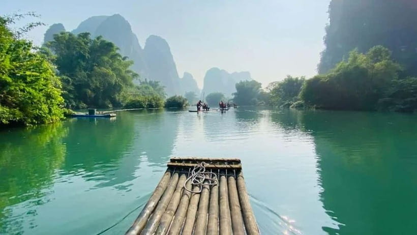 Guilin: 1-Day Cave, Xianggong Hill, Bamboo Boat & Show - Xingping Bamboo Boat to Nine-Horse Hill