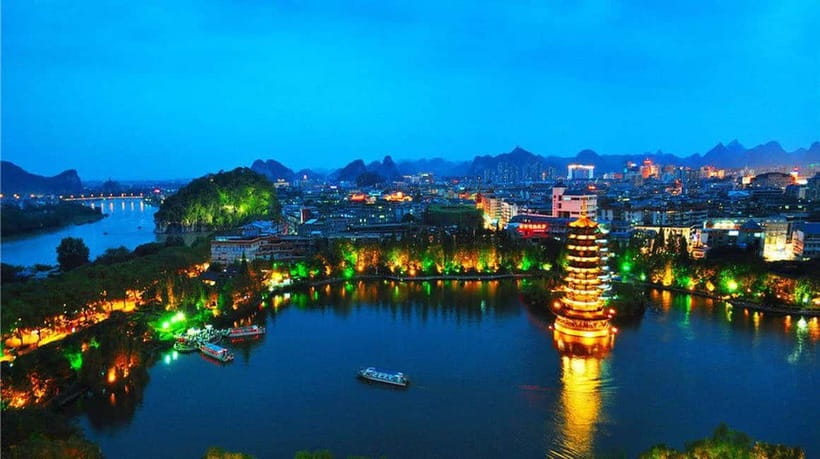 Guilin: Night Cruise on Two Rivers & Four Lakes with Lights - Hotel pickup to dock: the smooth start that matters