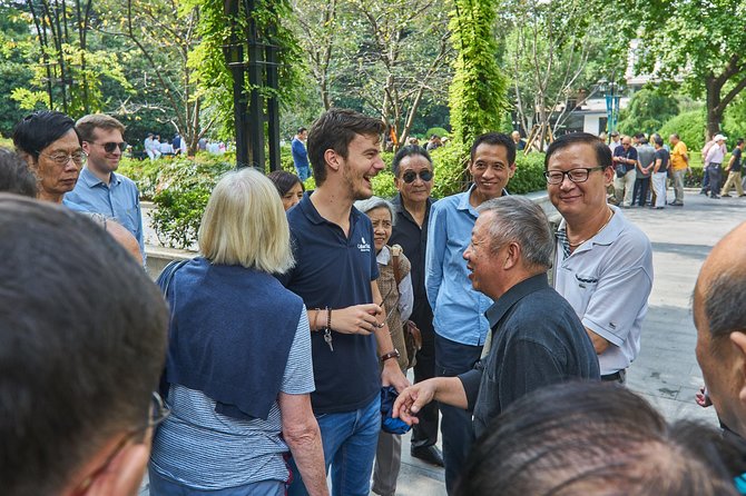 Half-Day Bike Tour of Shanghai Old Town with Food Tasting - Culture Shock Tours base: the safety brief and hot drink moment