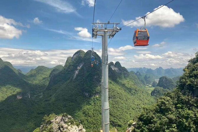 Half-Day Yangshuo Ruyi Peak with the English Speaking Driver from Guilin Hotel - Ruyi Peak ropeway: the round-trip ride that does the heavy lifting