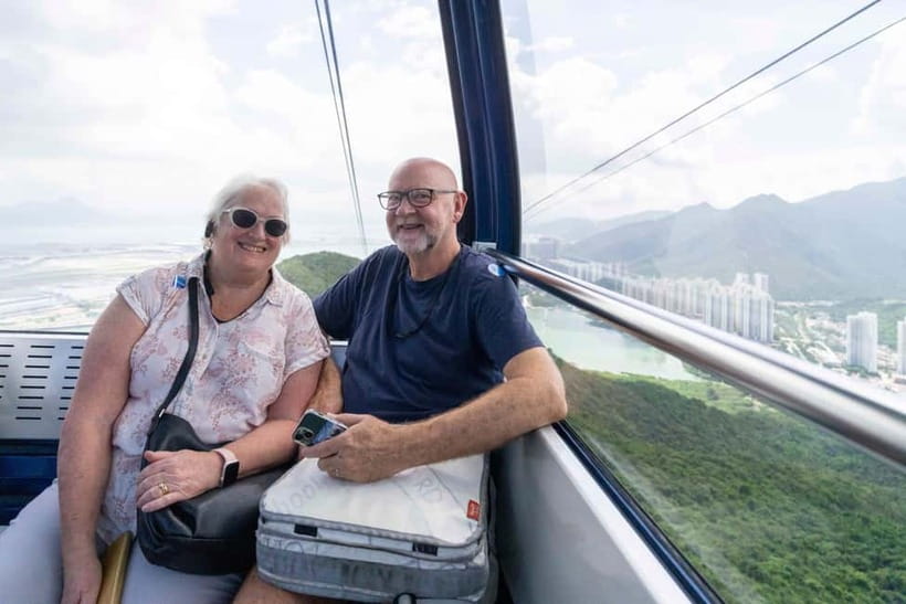 Hong Kong: Lantau VIP Priority Cable Car, Big Buddha & Tai O - Ngong Ping 360: the views start before the first stop