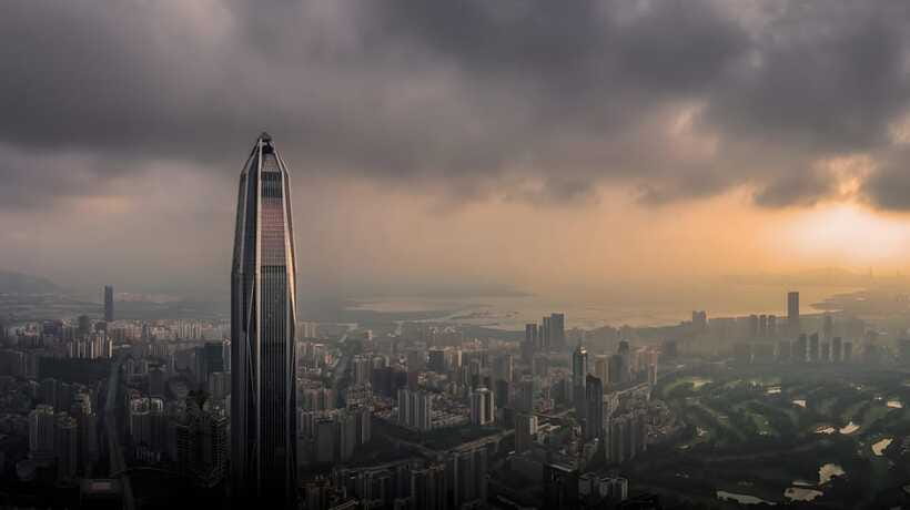 Iconic Shenzhen Skyscraper - Ping An Finance Center - Meeting Point Clarity: Yitian Road and Fuhua 3rd Road