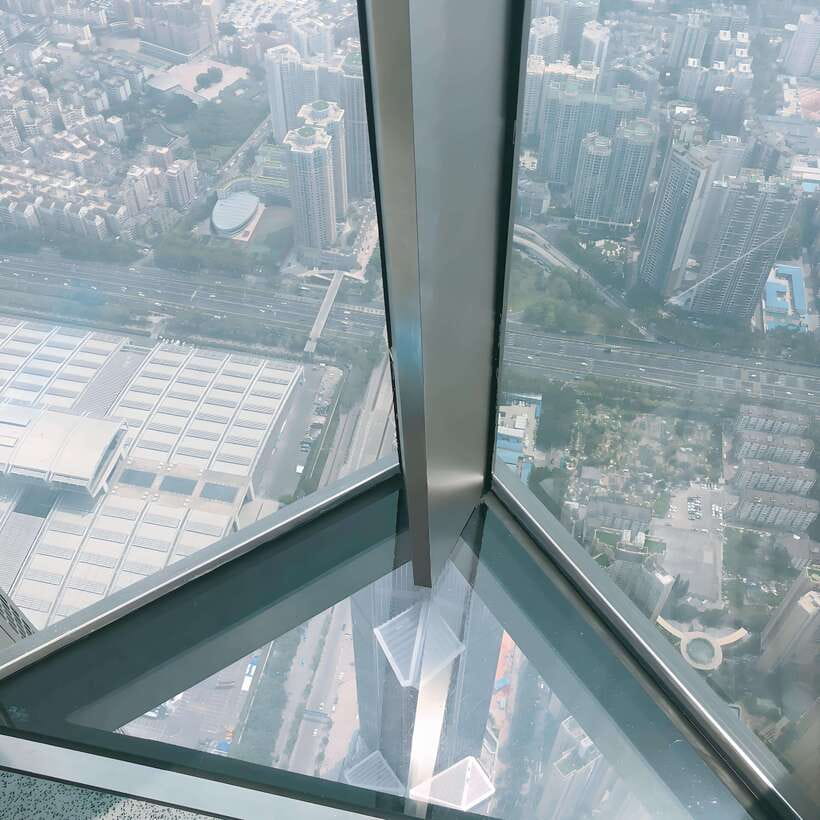 Iconic Shenzhen Skyscraper - Ping An Finance Center - North to South Views: Mountains, Civic Center, and Hong Kong Connections