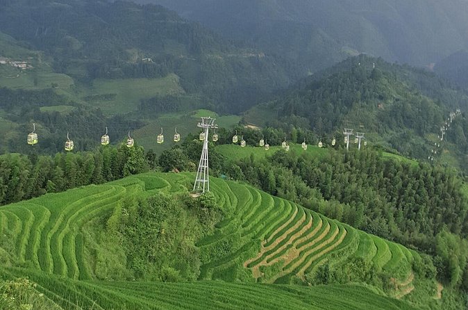 Longji Rice Terraces with the Dazhai Cable Car Private Day Tour - Optional hike down, lunch choices, and how to manage energy