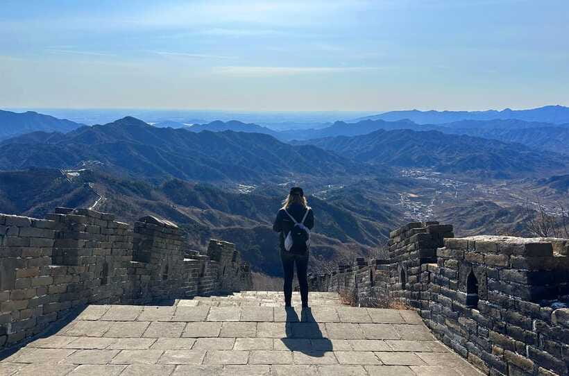Mutianyu Great Wall 5-KM Guided Hike with Uphill Cable Car - Weather, shoes, and what to pack for Mutianyu stairs