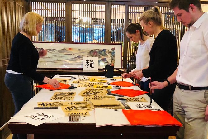 Noon Calligraphy Class - Downtown Hutong Calligraphy near Wangfujing