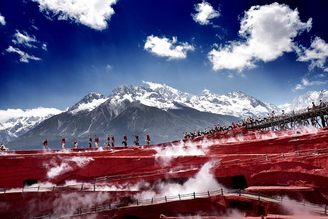 One day Jade Dragon Snow Mountain Tour with Impression Lijiang show - Ganhaizi Meadow, Baishuihe River views, and the Spruce Meadow cable car