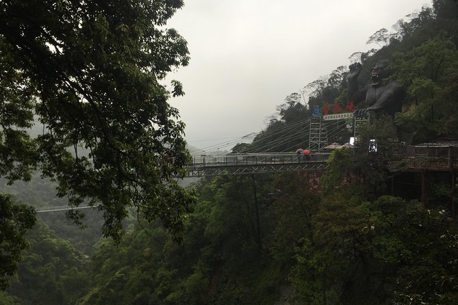Private Day Tour to Gulong Canyon Glass Bridge from Guangzhou - The Glass UFO Platform (72 m): where photos become a mini-event