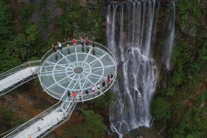 Private Day Tour to Gulong Canyon Glass Bridge from Guangzhou - The uphill start: Nine-waterfall path and first canyon views