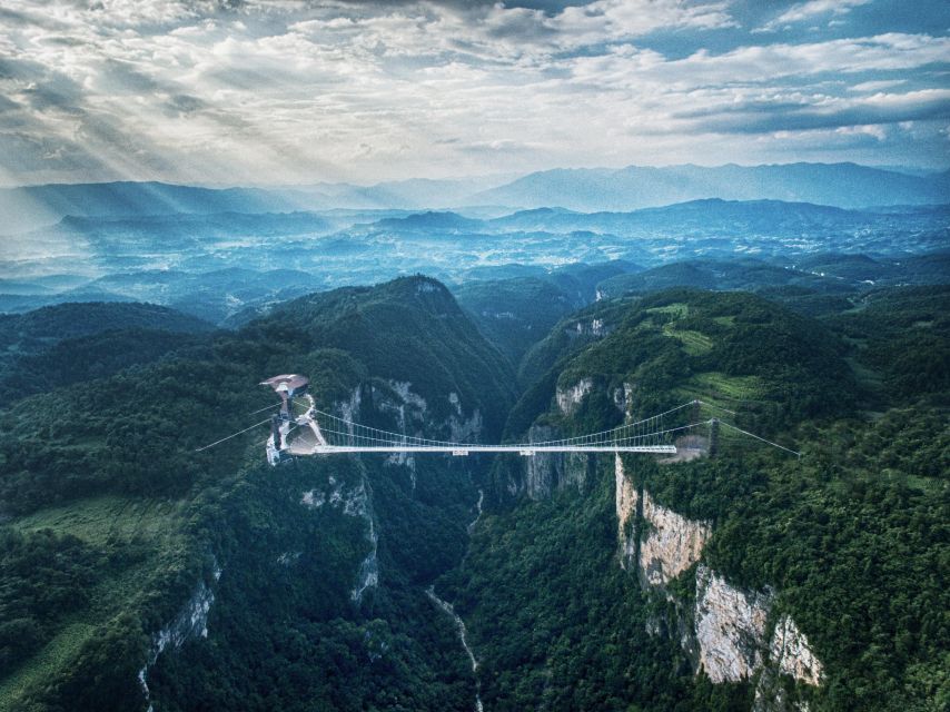 Private Day Tour to Tianmen mountain & Sky walk&Glass Bridge - Skywalk glass edge paths, shoe covers, and keeping your photos sharp