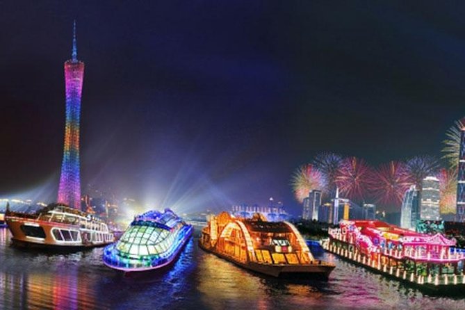 Private Guangzhou Night Tour VIP Cruise and Dim-Sum Dinner Option - What the VIP Guangzhou Night Cruise feels like at night