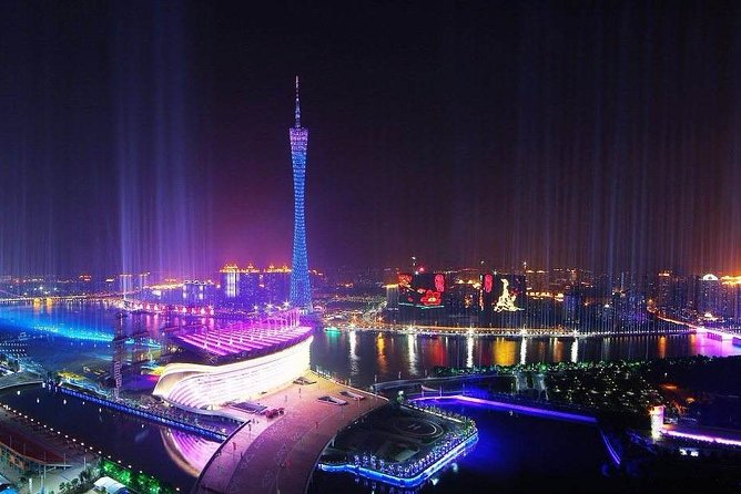Private Guangzhou Night Tour with Canton Tower and Dim-Sum Dinner - Zhujiang New Town and the Glass Observation Floor
