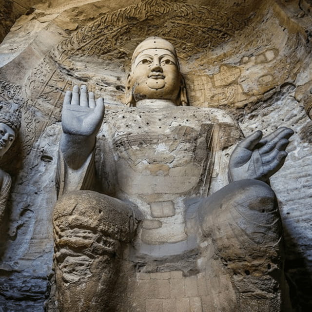 Private Tour Datong Hengshan Hanging Temple Yungang Grottoes - Hengshan Hanging Temple on Mount Heng: cliffside architecture with a spiritual twist