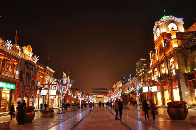 Private Tour: Tiananmen Area Night Walk with Lao She Teahouse Show - Tiananmen Square and Gate of Heavenly Peace at Night