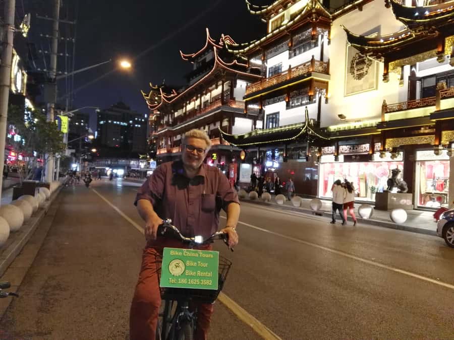 Shanghai: 4-Hour Nightlife Adventure & Tasting Bike Tour - Former French Concession streets at night: charm meets motion