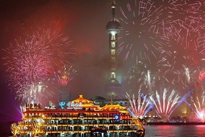 Shanghai Huangpu River Night Cruise with Buffet Dinner - Entering The Bund Night Scene
