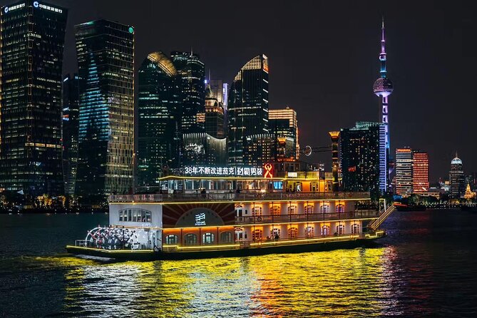 Shanghai Night River Cruise Tour with Xinjiang Style Dining Experience - Getting picked up, then easing into the cruise